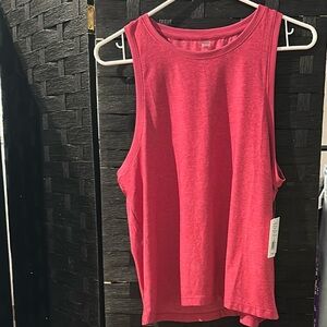 NWT Beyond Yoga Pink Sleeveless Muscle Tee / Tank